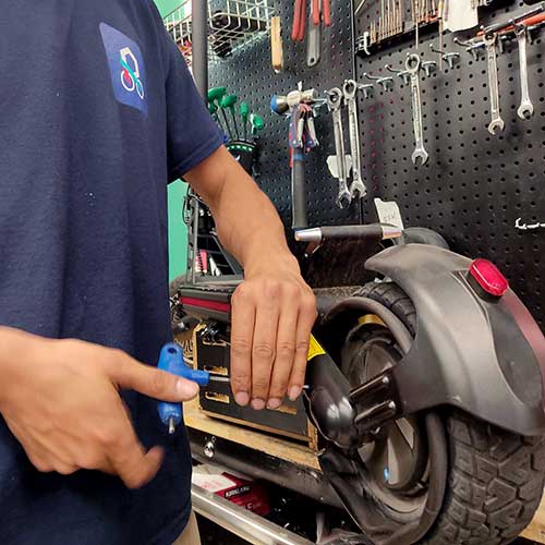 E-scooter Wartung